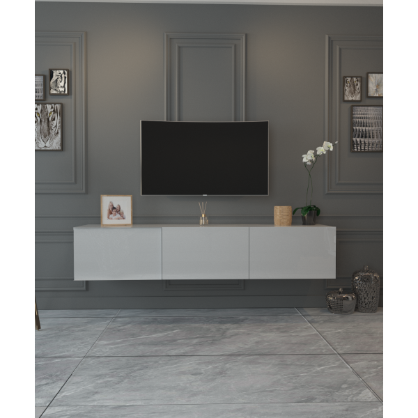 Bullet 180 cm  Tv Ünitesi Beyaz